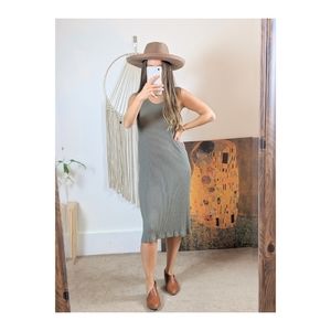 ASOS Ribbed Midi Dress